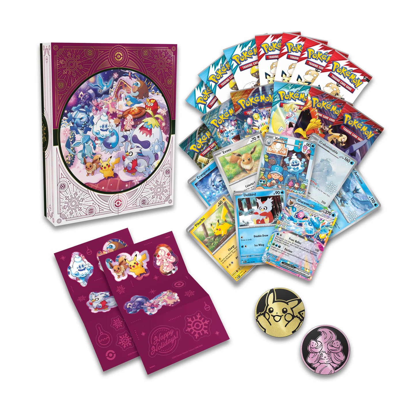 Pokemon Holiday Calendar 2025 New