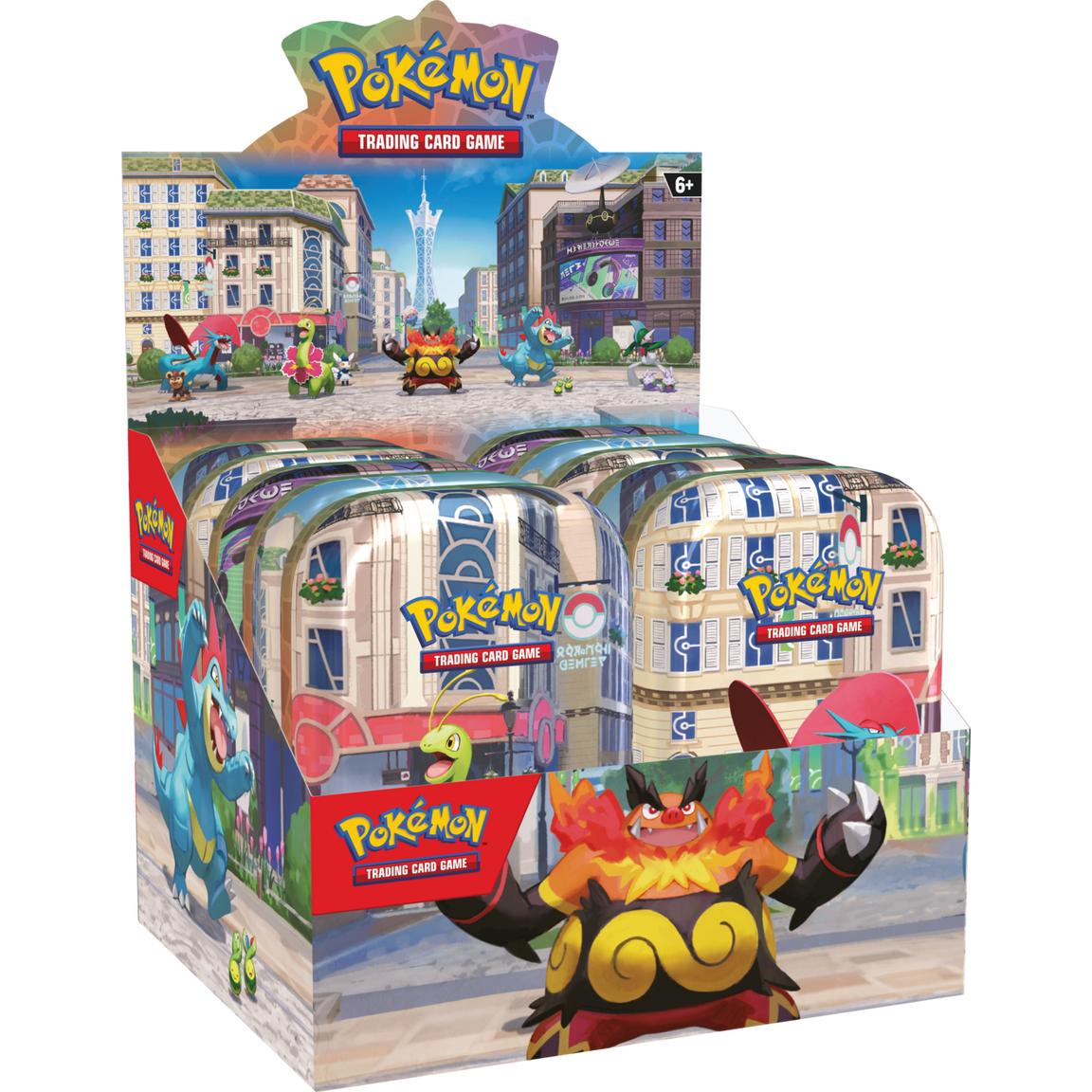 Pokemon TCG: Lumiose City MINI TIN DISPLAY BOX Factory Sealed 10x Tins
