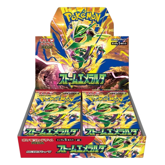 Pokemon TCG: Storm Emeralda M6 Mega Booster Box Japanese Sealed Pre-Order