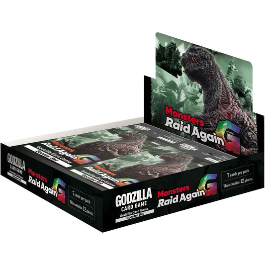 Godzilla Card Game: Monsters Raid Again Booster Box - Set 2 Sealed New