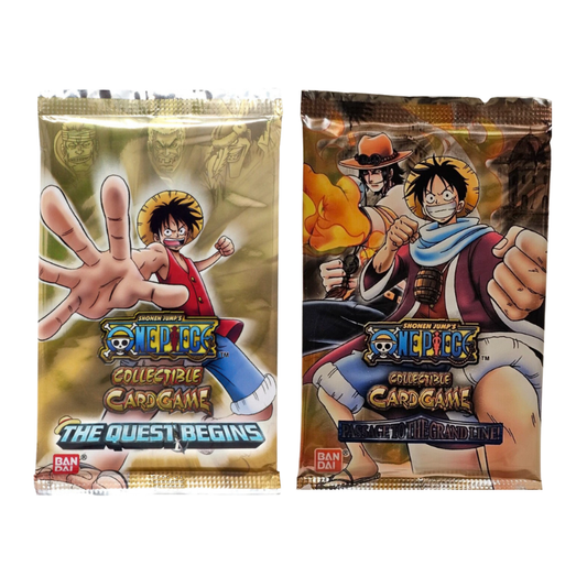 One Piece TCG: 2005 The Quest Begins & Passage To The Grand Line Booster Packs (1 of Each)