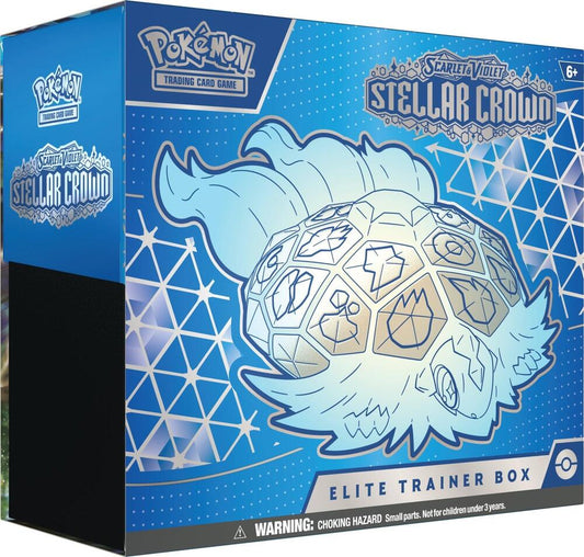 Pokemon TCG Stellar Crown ETB Center Exclusive Sealed New